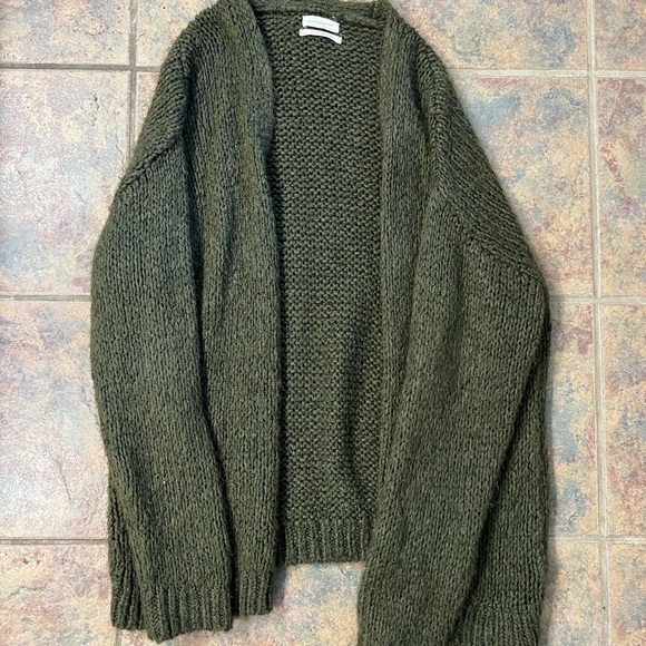 Urban Outfitters Sweaters - [urban outfitters] large army green cardigan
